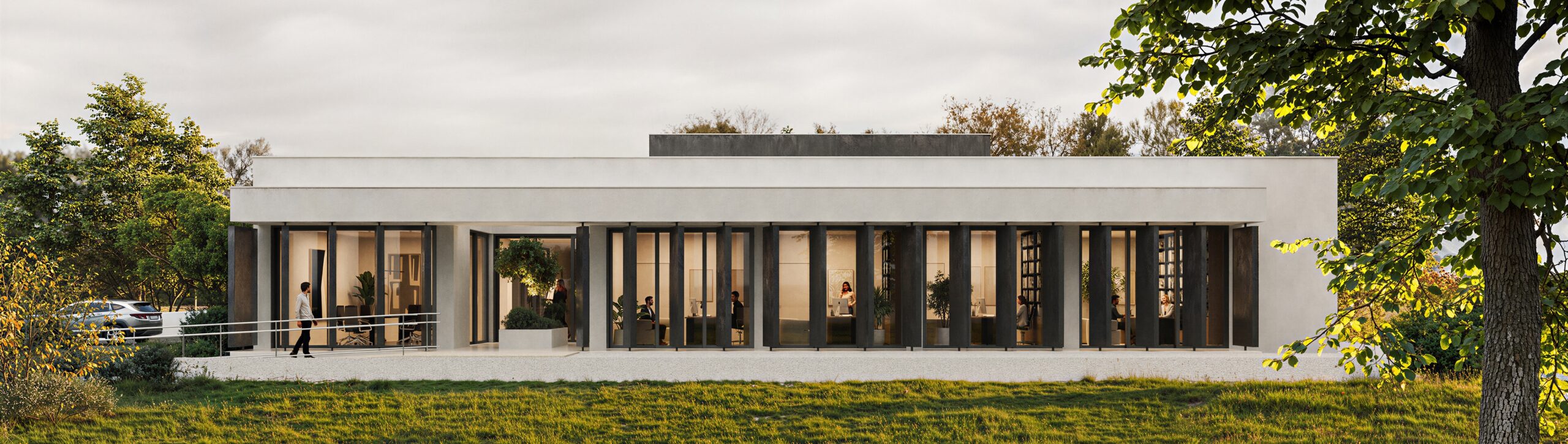 Engomi Multipurpose Centre west elevation