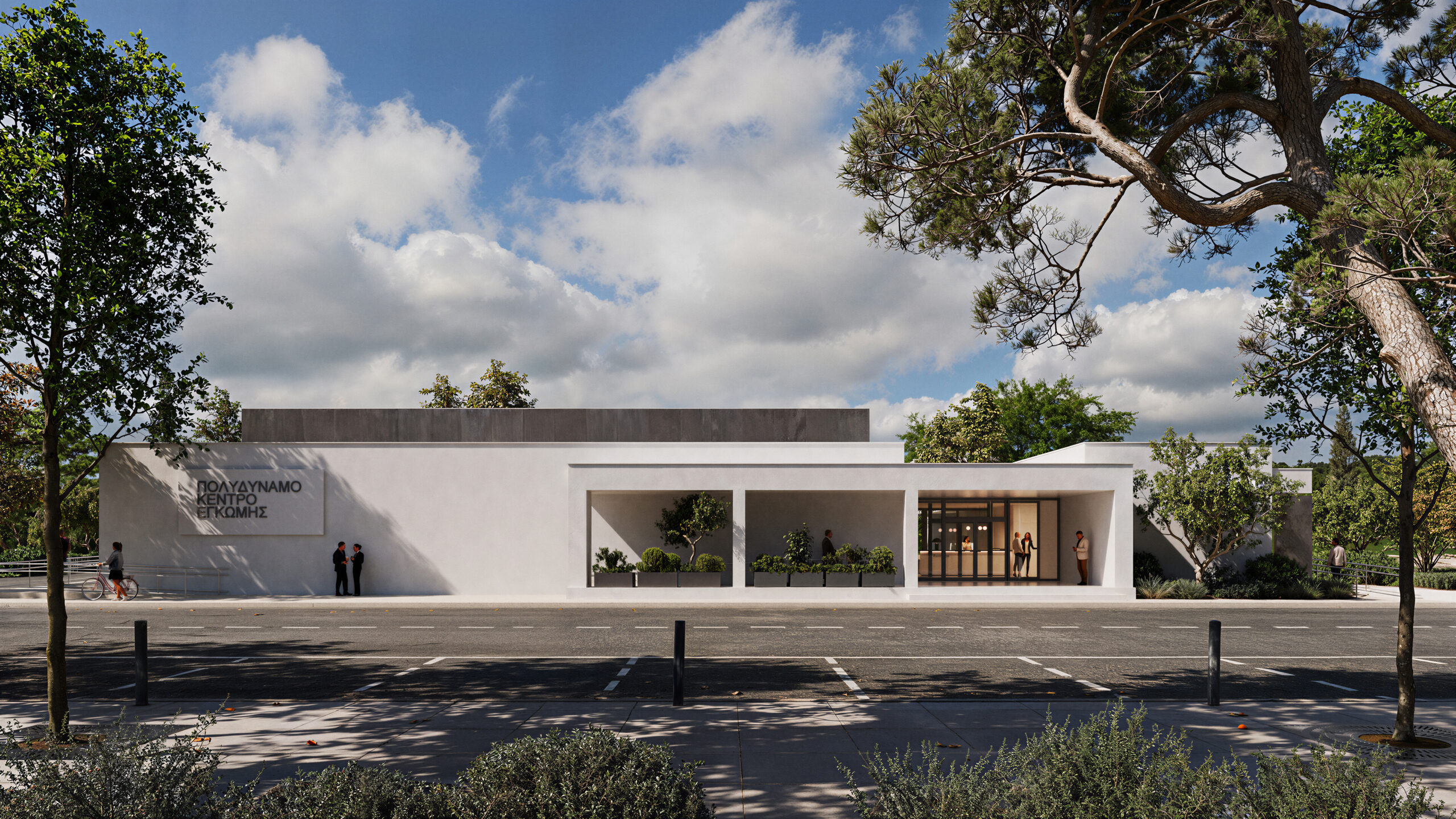 Engomi Multipurpose Centre front elevation